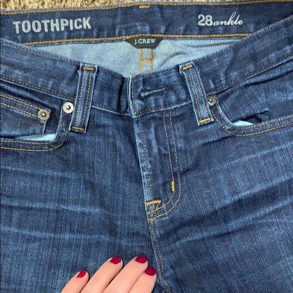 J. Crew toothpick ankle skinny jeans - Picture 2 of 4